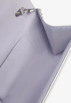 Srebrna Torebka Kopertówka z Dodatkowym Łańcuszkiem Flelina