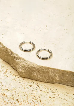 Srebrne Kolczyki w Kształcie Niewielkich Kół Lanioris