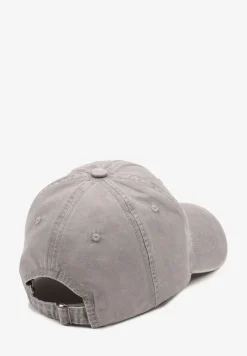 Szara Bawełniana Czapka z Daszkiem Ozdobiona Napisem Vornetta