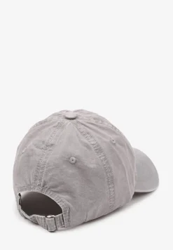 Szara Czapka z Daszkiem z Bawełny z Napisem Voviera