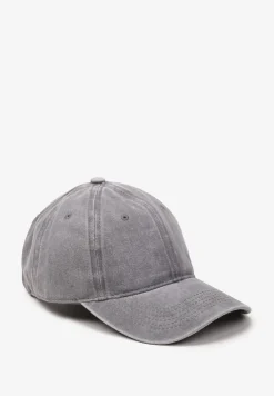 Szara Czapka z Daszkiem z Bawełny Gliss