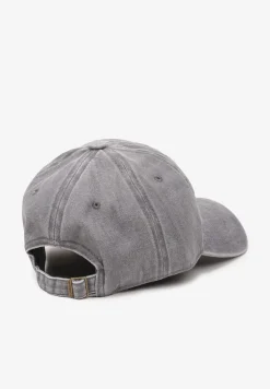 Szara Czapka z Daszkiem z Bawełny Gliss