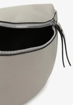 Szara Nerka z Materiałowym Paskiem Ehadeel