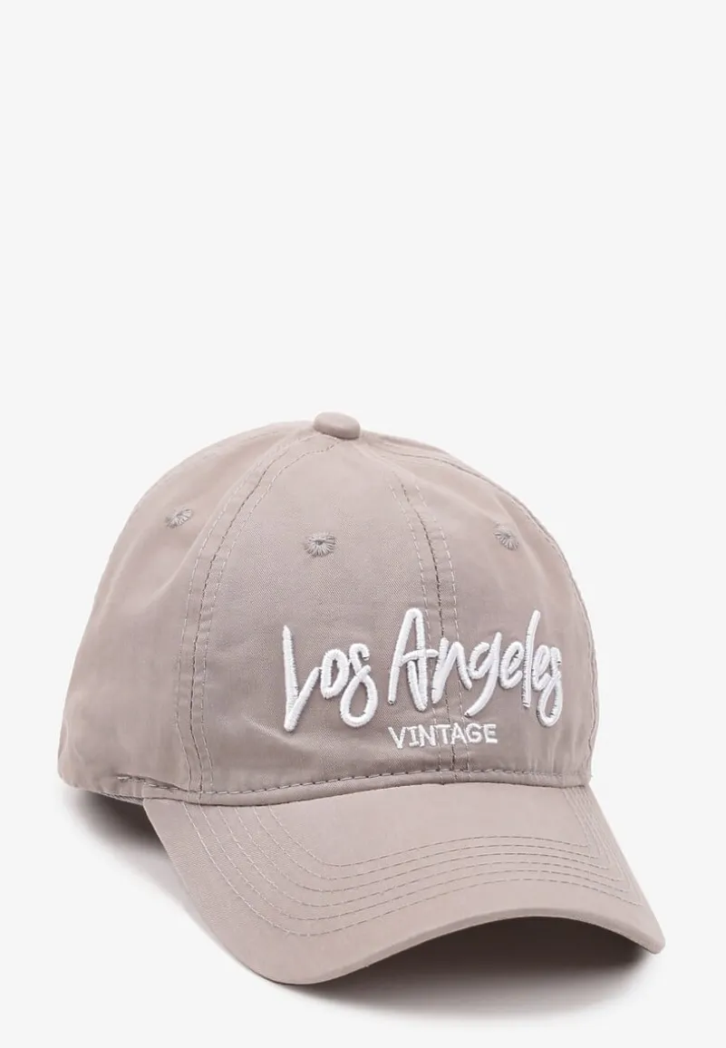 Szara Regulowana Czapka z Daszkiem z Bawełny Lorzedia