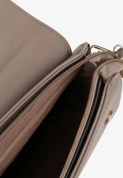 Szara Torebka Listonoszka z Geometryczną Klapą Efariella