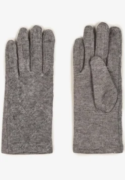 Szare Dzianinowe Casualowe Rękawiczki z Bawełną Zinnithoa