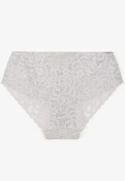 Szare Majtki Figi Bawełniane z Koronki Sonalitia