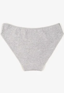 Szare Majtki Typu Figi z Bawełny Silomena