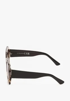 Szare Okulary Przeciwsłoneczne z Filtrem UV o Kwadratowych Szkłach Nairiscia