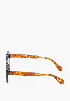 Szare Prostokątne Okulary Przeciwsłoneczne Tinikia