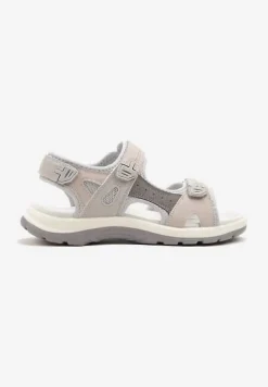 Szare Sandały Vices z Ozdobną Perforacją Reitoria