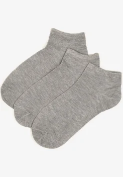 Szare Skarpety z Bawełny 3-Pack Salloren