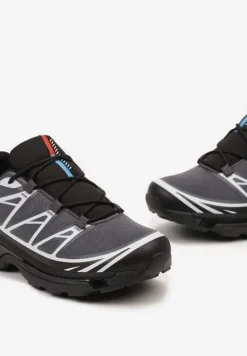 Szare Sneakersy z Ozdobnymi Wstawkami i Ściąganą Gumką Aineri