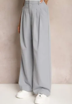 Szare Spodnie z Szerokimi Nogawkami w Kant Kavina