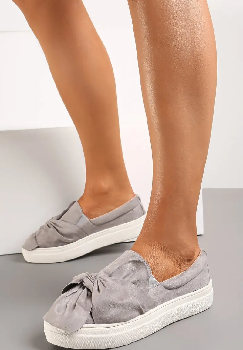 Szare Tenisówki Houndstooth