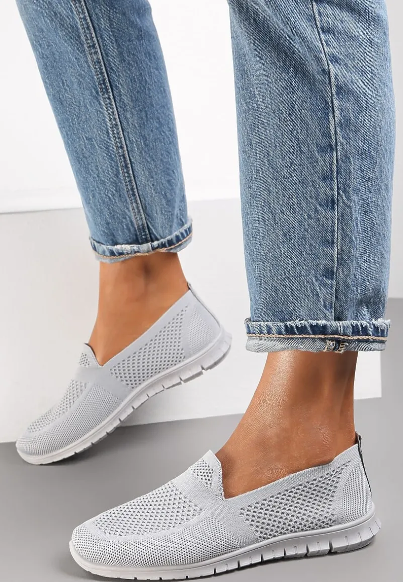 Szare Tenisówki Pasquier