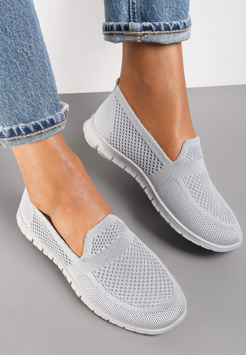 Szare Tenisówki Pasquier