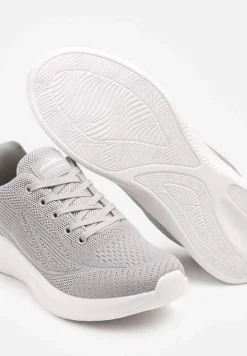 Szaro-Niebieskie Buty Sportowe Sneakersy Zdobione Efektem Ombre Banelissa