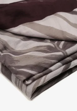 Szary Bawełniany Szalik w Print Jellala