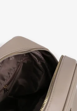 Szary Jednokomorowy Plecak na Regulowanych Ramiączkach Zapinany na Zamek Błyskawiczny Ozada