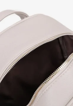 Szary Mały Plecak Trapezowy Zdobiony Aplikacją Paseriela