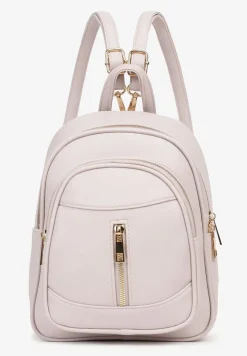 Szary Plecak na Ramiączkach z Regulacją Wykończony Suwakami Nelsey