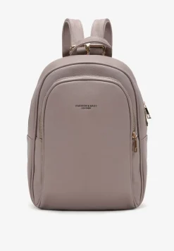 Szary Plecak w Miejskim Stylu z Regulowanymi Szelkami Armanette