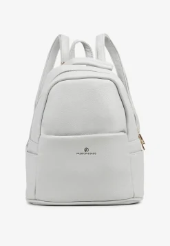 Szary Plecak z Metalicznym Napisem Elisalla