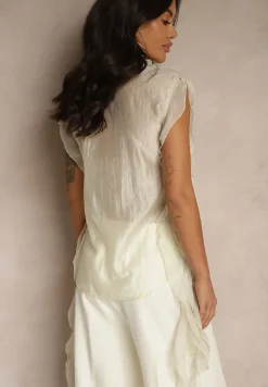 Żółta Koszula z Motywem Falban Tilunna