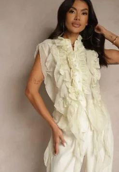 Żółta Koszula z Motywem Falban Tilunna