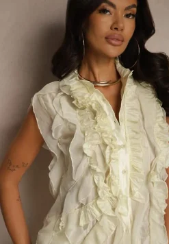 Żółta Koszula z Motywem Falban Tilunna