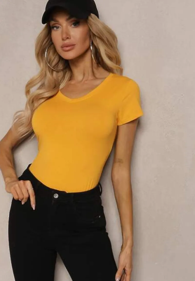 Żółty T-shirt Mirasura