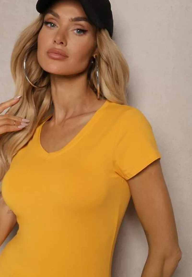 Żółty T-shirt Mirasura