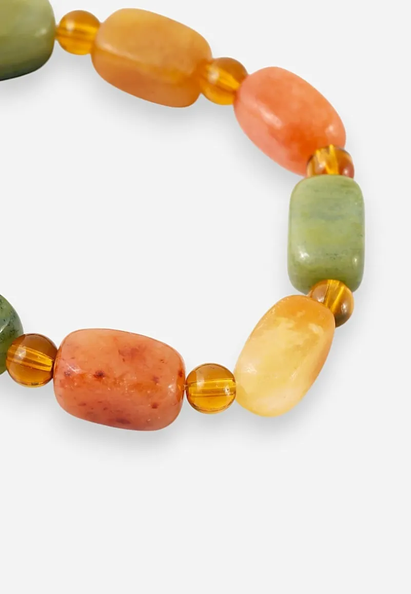 Wielokolorowa Bransoletka z Motywem Koralików Malasea