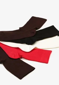 Wielokolorowe Skarpety z Wiskozą w Prążki 5-Pack Loberia