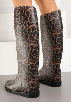 Wysokie Kalosze w Panterkę Zalivna