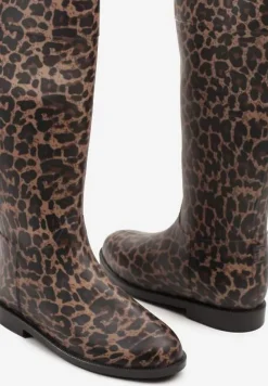 Wysokie Kalosze w Panterkę Zalivna