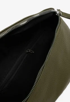 Zielona Nerka z Materiałowym Paskiem w Mozaikowe Wzorki Delavinea