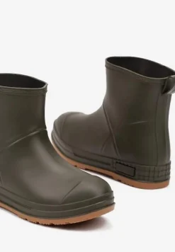 Zielone Gumowe Kalosze za Kostkę Lunidia