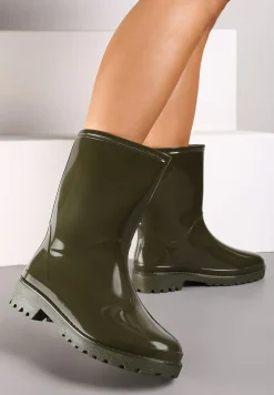 Zielone Kalosze Gumowe Mardia