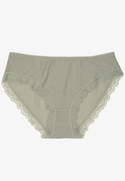 Zielone Majtki Typu Figi z Koronką Ranlla