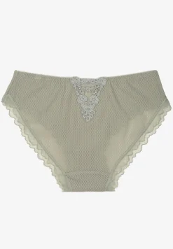 Zielone Majtki Typu Figi z Koronką Ranlla