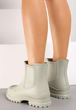 Zielone Wsuwane Kalosze Krótkie Urvia