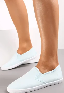 Zielone Wsuwane Tenisówki Materiałowe Jaylisa