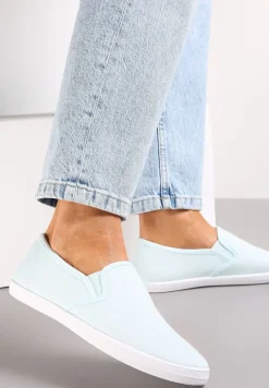 Zielone Wsuwane Tenisówki Materiałowe Jaylisa