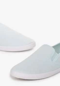 Zielone Wsuwane Tenisówki Materiałowe Jaylisa