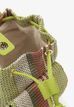 Zielony Plecak w Stylu Boho z Zapięciem na Magnes Tethase