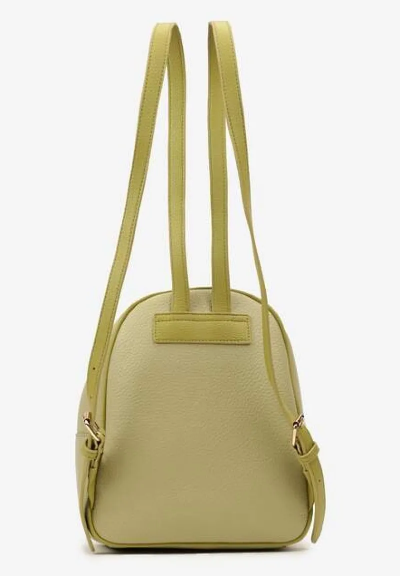 Zielony Plecak ze Złotymi Wykończeniami i Łańcuchem wokół Rączki Jianula