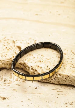 Złota Bransoletka o Geometrycznym Kształcie Irralune