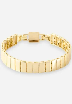 Złota Bransoletka z Geometrycznym Motywem Malirrea